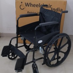 Premium Wheelchair Powder Coated With Safety Belt