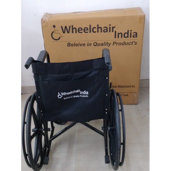 Premium Wheelchair Powder Coated With Safety Belt