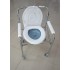 Folding Height Adjustable Commode Chair 696