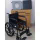 Premium Folding Commode Powder Coated Wheelchair With Safety Belt
