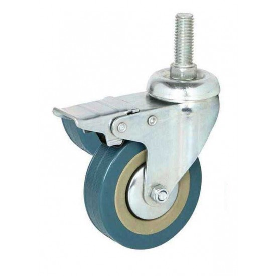 Commode Chair Wheel Caster 3 Inch With Brake