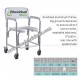 Karma Rainbow 10 Aluminium Commode Chair with Wheels