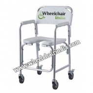 Karma Rainbow 10 Aluminium Commode Chair with Wheels Karma Rainbow 10 Aluminium Commode Chair with Wheels