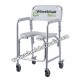 Karma Rainbow 10 Aluminium Commode Chair with Wheels