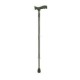 Ryder-121 Height Adjustable Walking Stick Silver