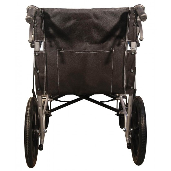 Ryder MS 1 Wheelchair Lightweight Foldable Attendant 