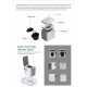 Supremo Portable Toilet For Patient Seniors Handicap & Pregnant Lady