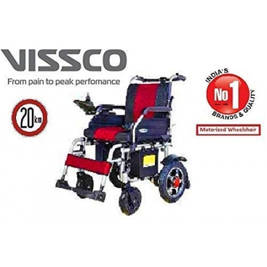 Vissco Zip Lite with Double Battery Power Wheelchair